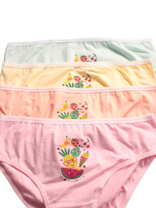 Berrak Set Kinder-Slips Multicolour 4Stück