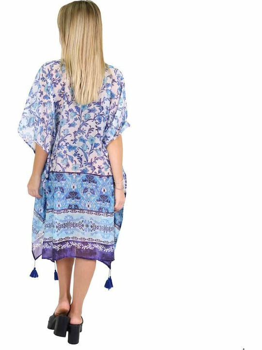 Aquablue Women's Caftan Beachwear Sky Blue