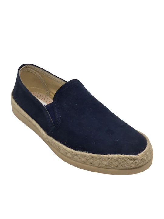 Women's Suede Espadrilles Navy Blue