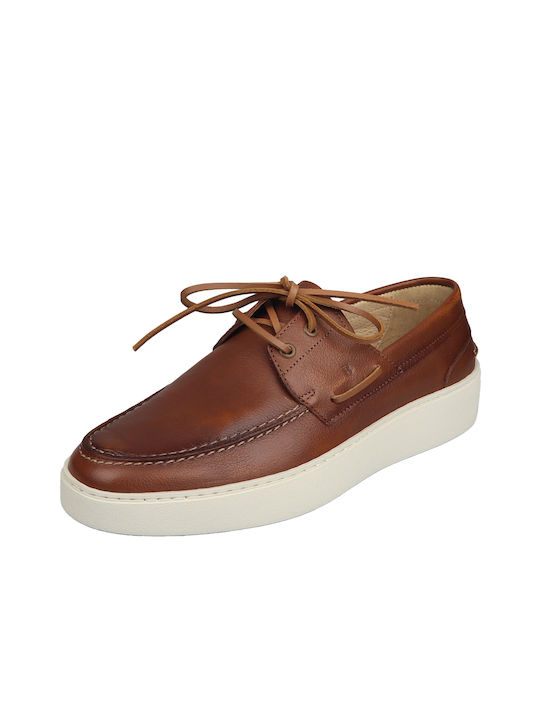 Boss Shoes Ανδρικά Boat Shoes σε Ταμπά Χρώμα