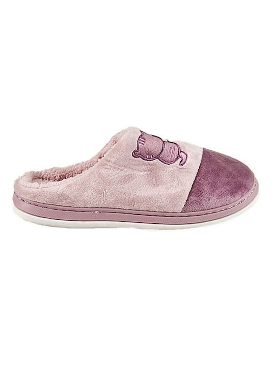 Mitsuko Winter Women's Slippers in Purple color