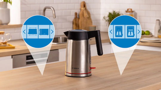Bosch MyMoment Електрическа Кана 1.7л 2400W Сребриста