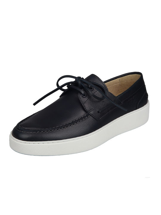 Boss Shoes Ανδρικά Boat Shoes σε Μπλε Χρώμα