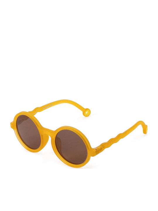 Olivio & Co. Children's Sunglasses Round Citrus Garden-citrus Yellow 5-12 Years (up to 2 doses)