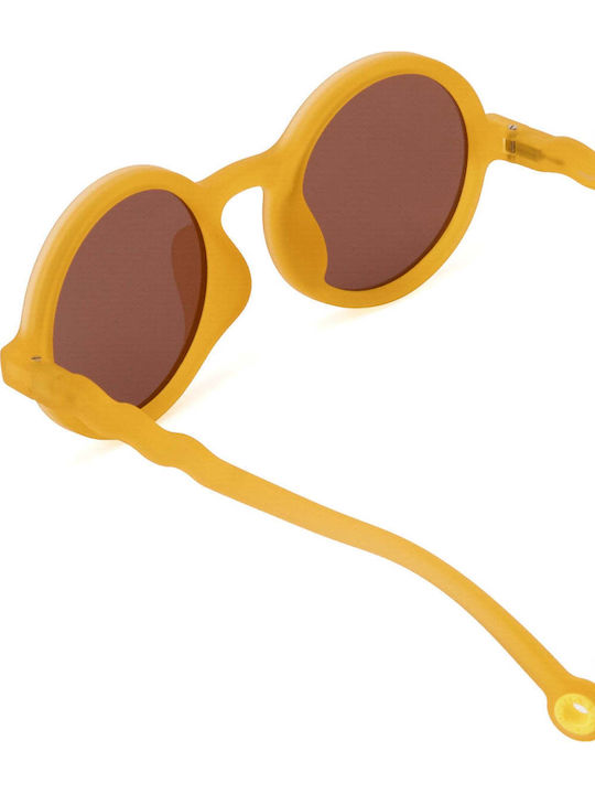 Olivio & Co. Children's Sunglasses Round Citrus Garden-citrus Yellow 5-12 Years (up to 2 doses)