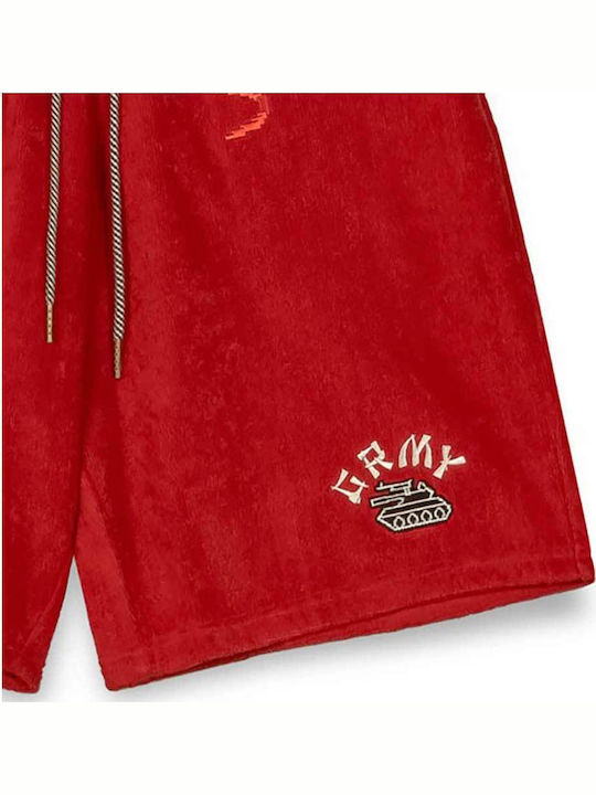 Sportliche Herrenshorts Red