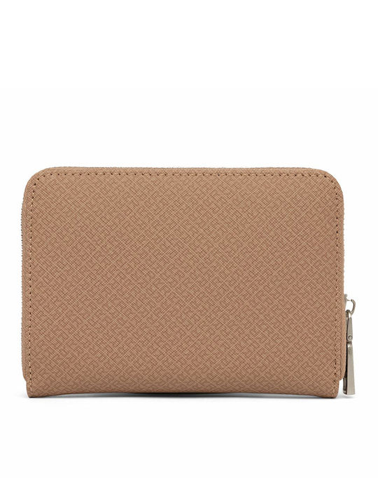 Groß Damen Geldbörse Klassisch Beige