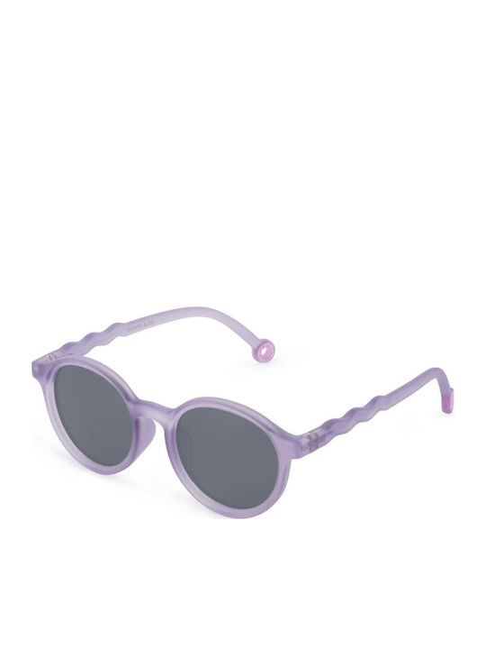 Olivio & Co. Children's Oval Coral Reef-purple Coral Sunglasses 5-12 Years (up to 2 doses)