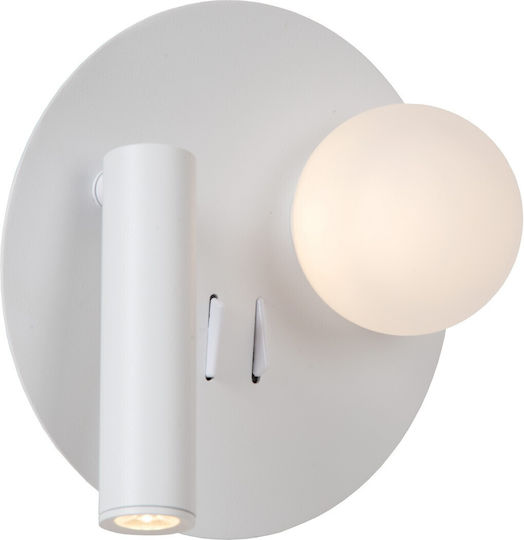 Lucide Lightning Einzel LED Warmes Weiß Spot in Weiß Farbe