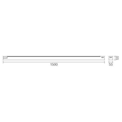 Spot Light Commercial Linear LED Ceiling Light 60W Warm White 150cm