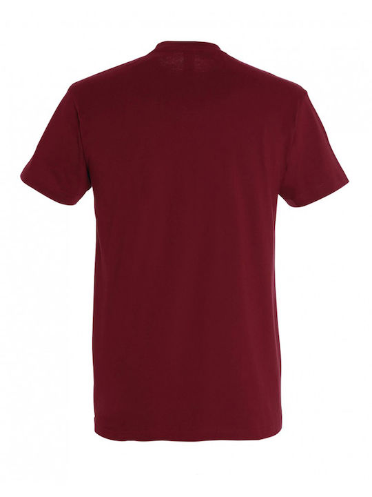 Kinder-T-Shirt Burgundisch