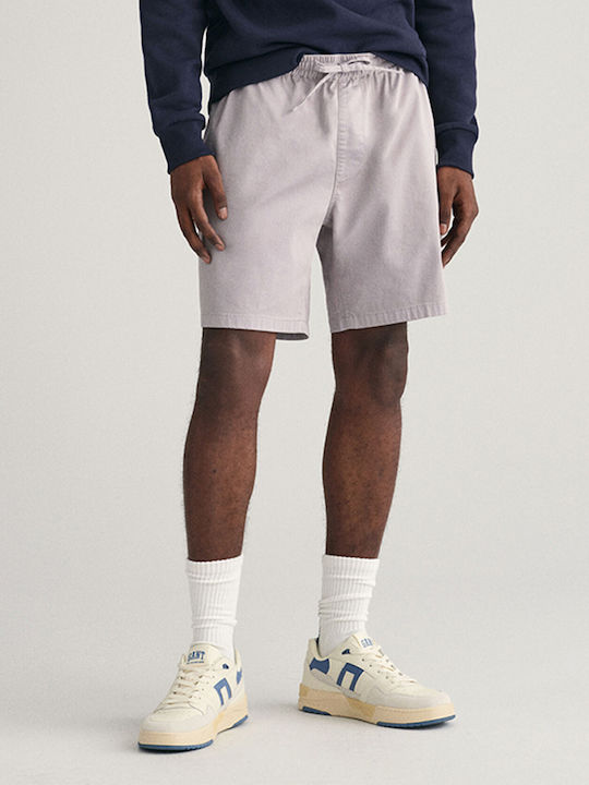 Gant Drawstring Logo Herrenshorts Chino Gray