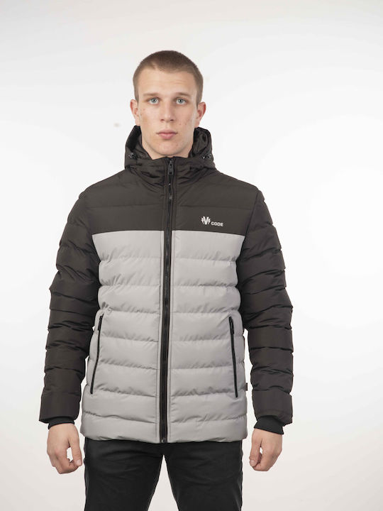 Vcode Sportliche Herrenjacke Winddicht Gray