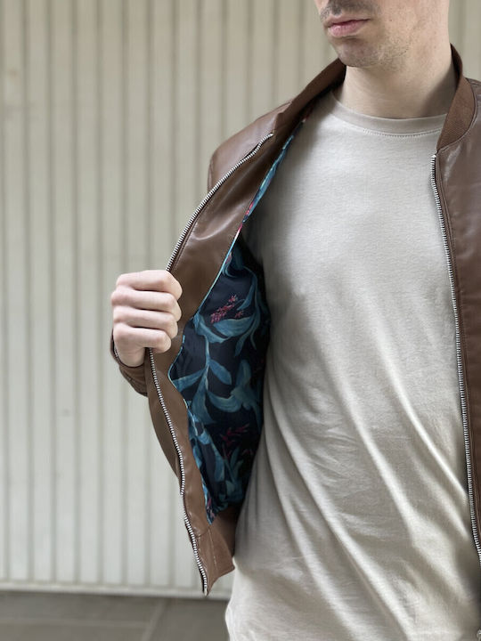 Bread And Buttons Geci Barbat Taba Jacket Bomber Din Drematin G12318t