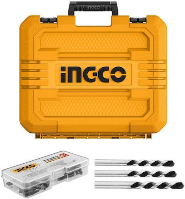 Ingco Schlagbohrmaschinen Bohrschrauber Batterie 20V 2x2Ah