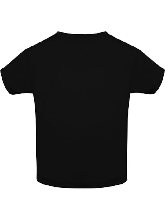 Kinder-T-Shirt Schwarz Rock Star