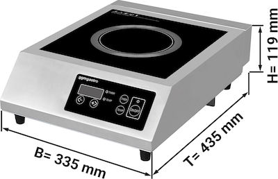 Ggm Gastro | Ids4 | Aragaz cu inducție - 3,5 Kw