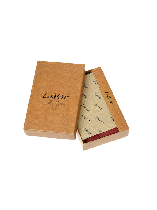 Lavor Large Leather Women's Wallet Coins with RFID Beige