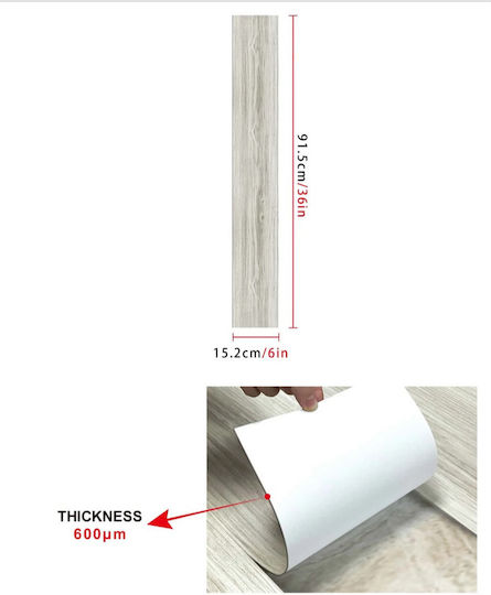 Dekorativer Aufkleber Boden 91.5x15cm