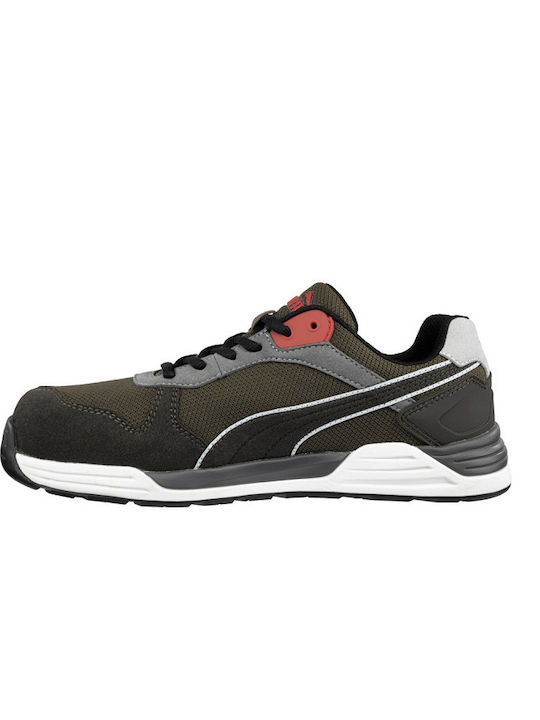 PUMA Frontside Low Safety Black S1P with Certification P, ESD , HRO,SRC