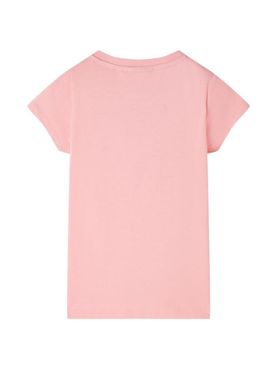 vidaXL Kids Blouse Short Sleeve Pink