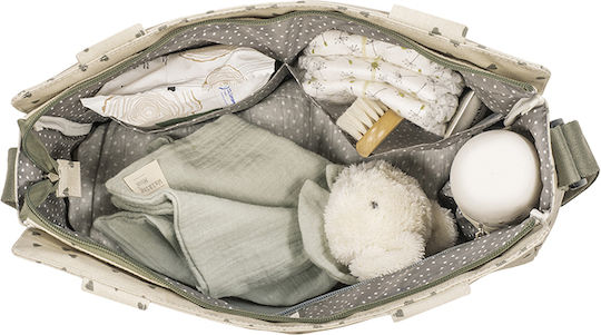 Τσάντα Αλλαξιέρα Poppy Olive Hearts | Walking Mum 1120800320