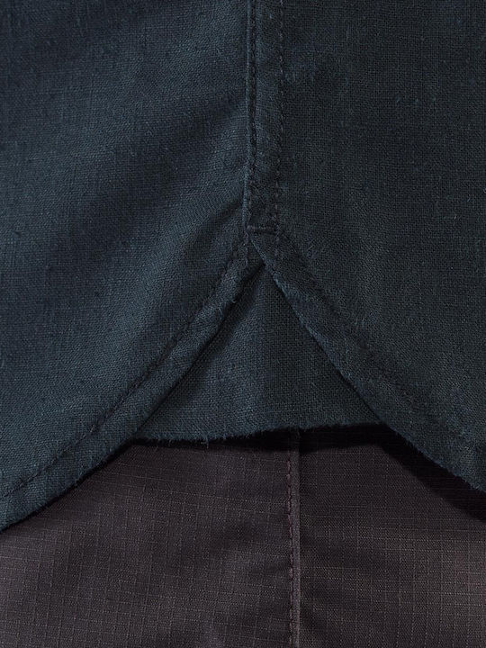 Short-sleeved Shirt Navy Blue