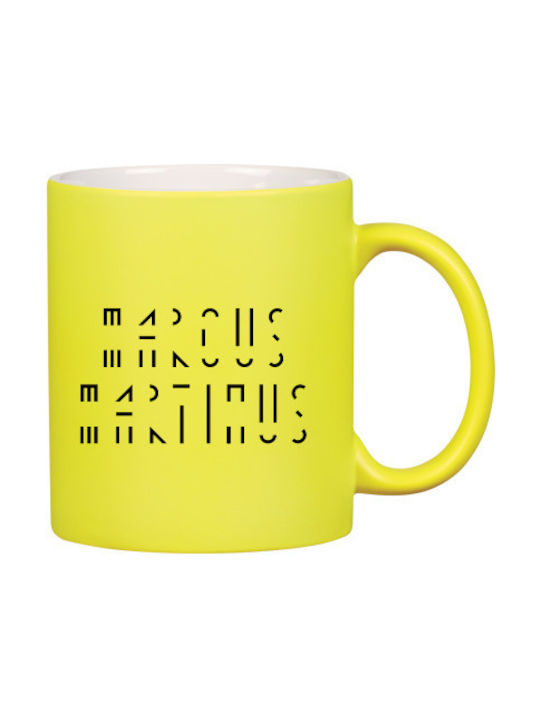 Marcus & Martinus Κούπα Κεραμική Πορτοκαλί 325ml