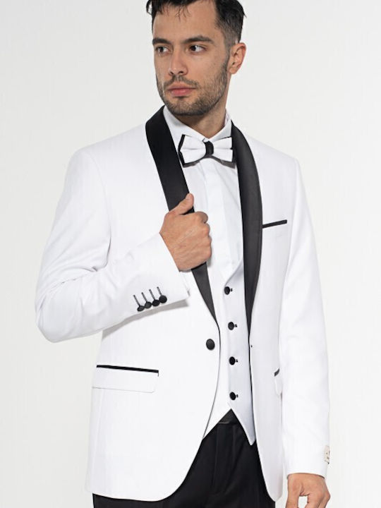 Men's Summer Suit White