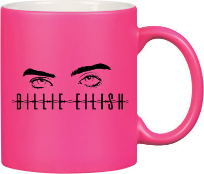 Billie Eilish Becher Keramik Gelb 325ml