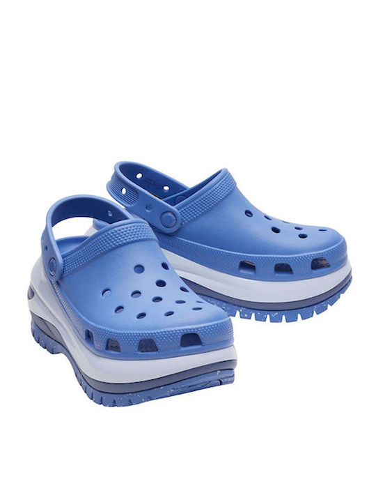 Crocs Classic Mega Crush Women's Clogs Blue