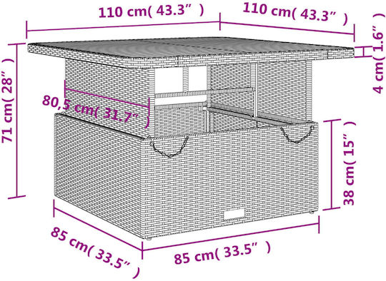 Garten- und Outdoor-Möbelsets 2 Stück Beige mit Kissen