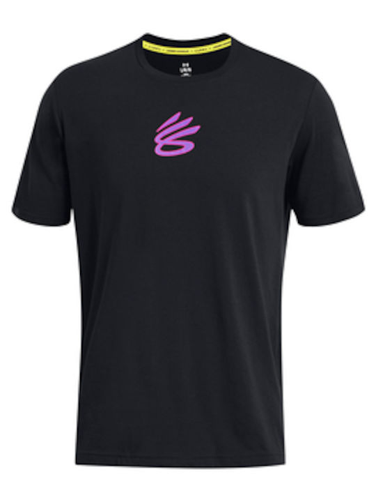 Under Armour Ua Curry Men's Short Sleeve T-shirt BLACK