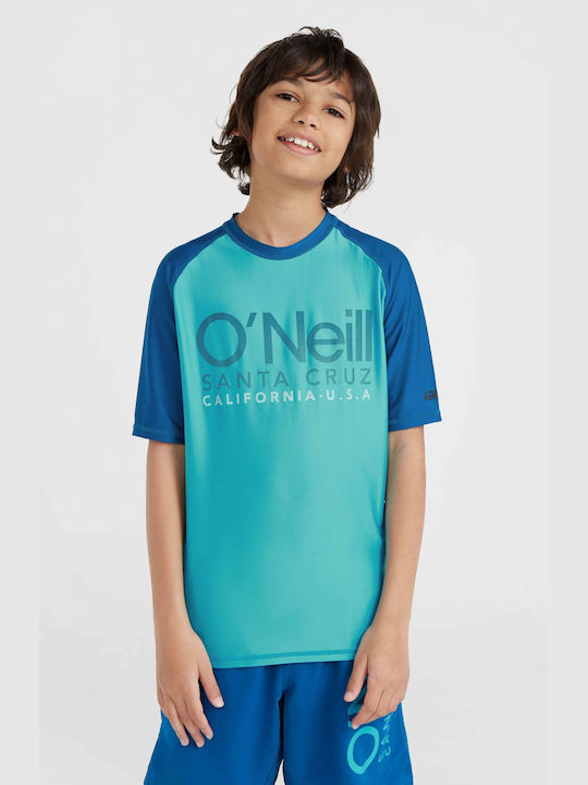 O'neill Essentials Cali Short Sleeve Skin Kids' Shirt - Blue