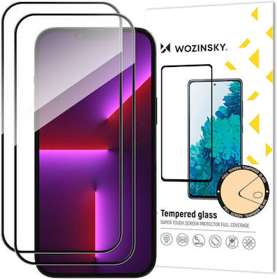 Wozinsky Super Durable Full Glue Full Face Tempered Glass 1pcs Black (iPhone 14 Pro Max)