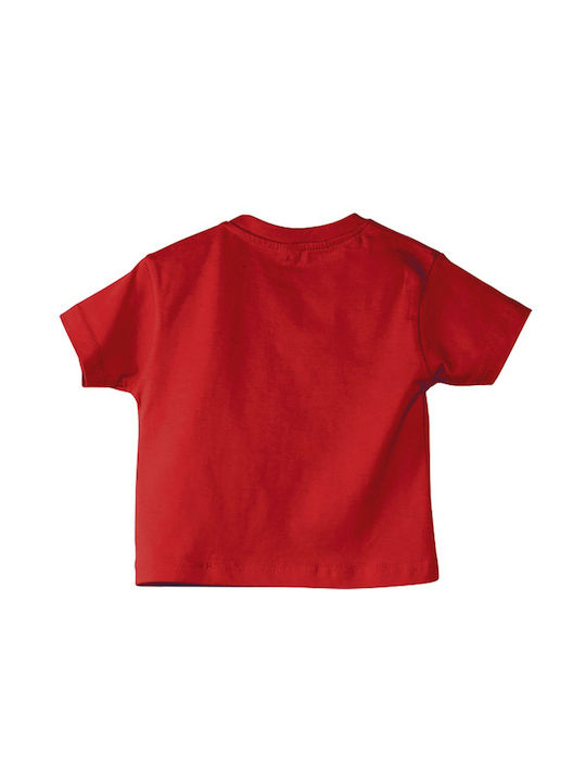 Kids T-shirt Red Έκανα 9 Μήνες Μέσα