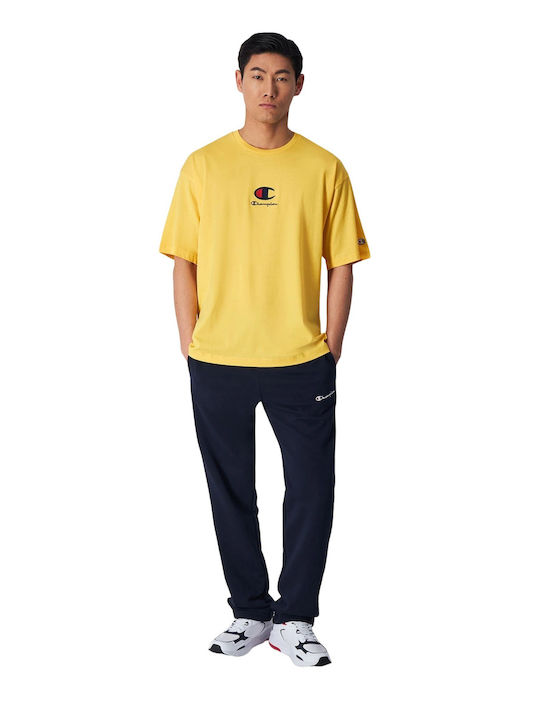 Champion Men's Short Sleeve T-shirt Yellow