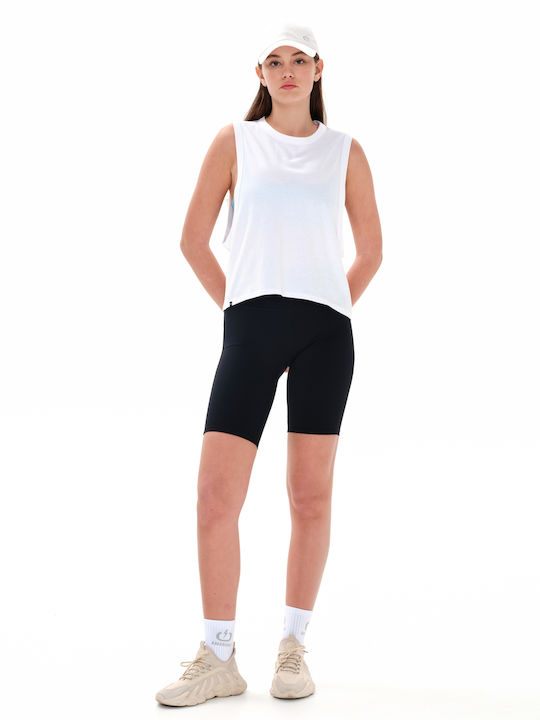 Women's Blouse Cotton Sleeveless White