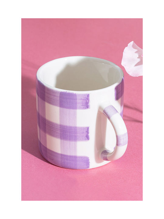 Sass & Belle Tasse Keramik Lila 350ml 1Stück