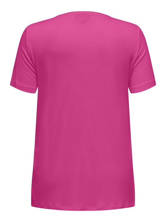 Only Γυναικείο T-shirt Ρόζ