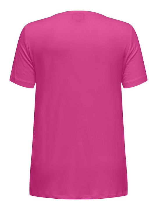 Only Damen T-Shirt Pink