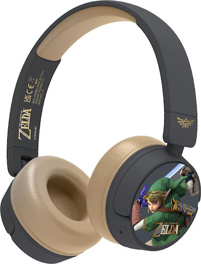 OTL Zelda Cu fir Pentru copii Over Ear Căști cu 24 ore de Funcționare Gri