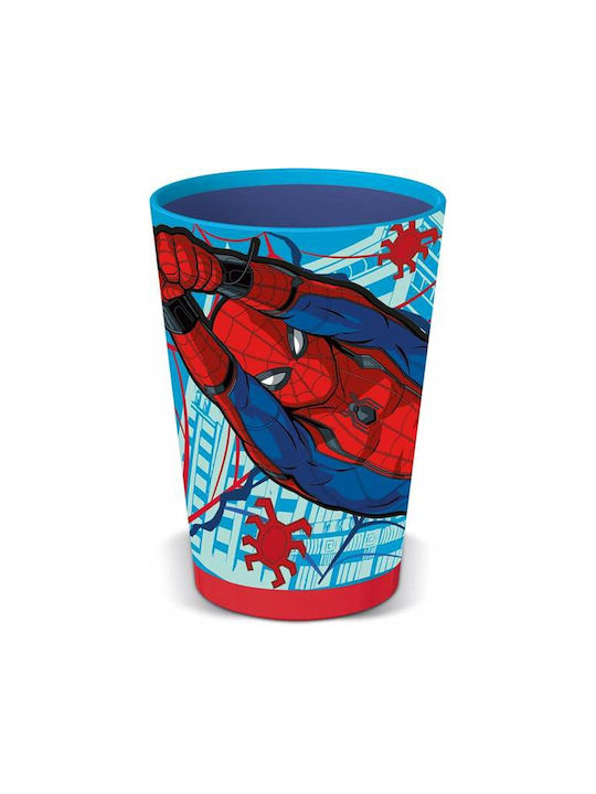 Spider Man Dimension Glass Water made of Plastic 470ml