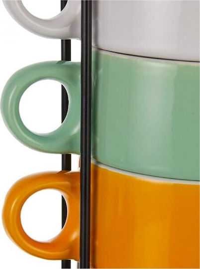 Secret de Gourmet Set of Cups Coffee Ceramic White 260ml 415839 6pcs