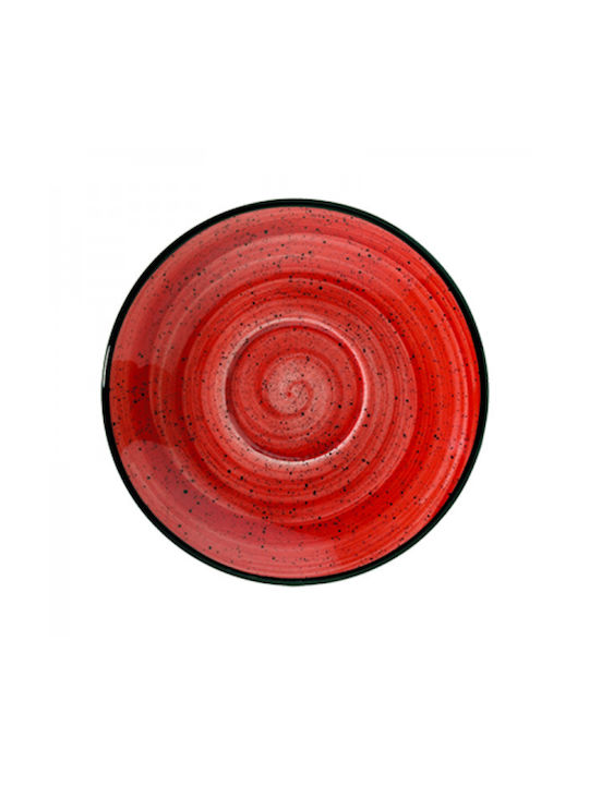 Bonna Tasse Kaffee aus Porzellan Rot 180ml