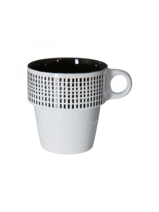 Secret de Gourmet Set Tassen Kaffee Keramik Weiß 260ml 6Stück
