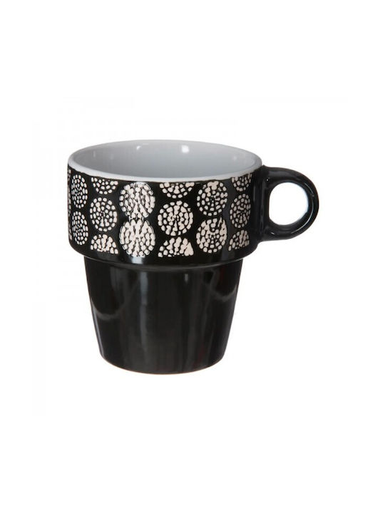 Secret de Gourmet Set Tassen Kaffee Keramik Weiß 260ml 6Stück