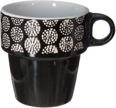 Secret de Gourmet Set Tassen Kaffee Keramik Weiß 260ml 6Stück