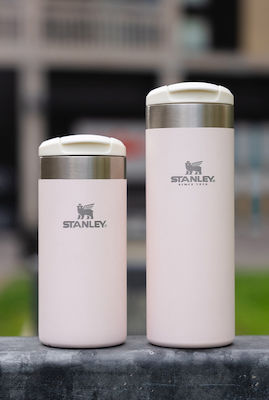 Stanley Glas Thermosflasche Rostfreier Stahl Rosa 350ml 10-10788-066