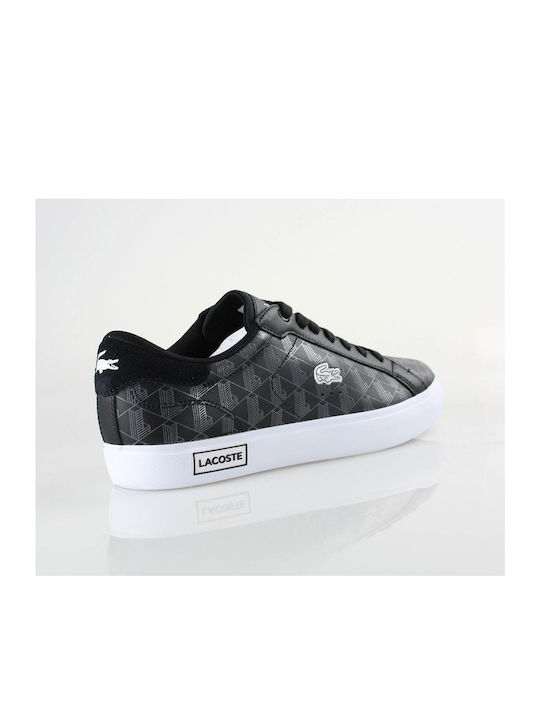 Lacoste Powercourt Herren Sneakers Black / White